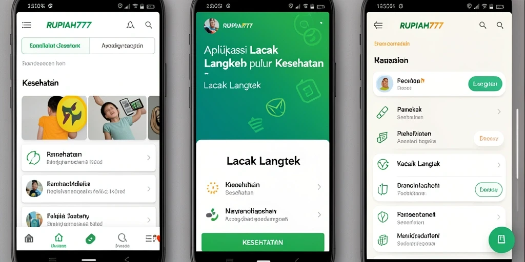 Antarmuka pengguna RUPIAH777 dengan fitur lacak langkah yang menarik.